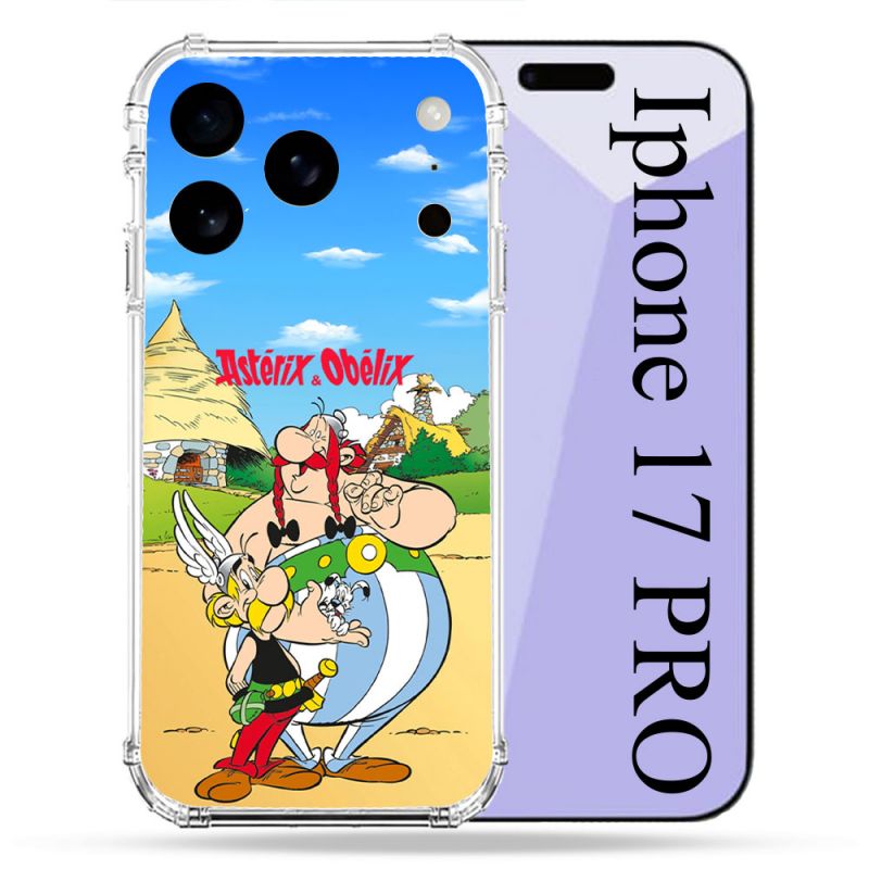 Coque Renforcée Pour Iphone 17 Pro Astérix Obélix Color
