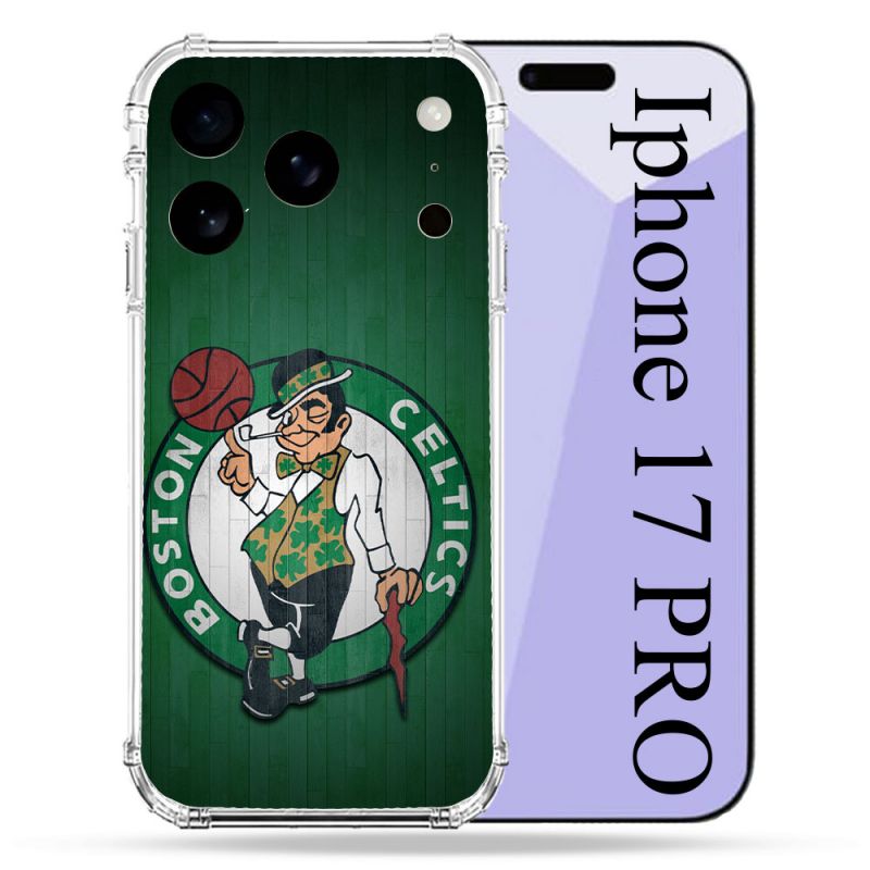 Coque Renforcée Pour Iphone 17 Pro Basket Boston Celtics