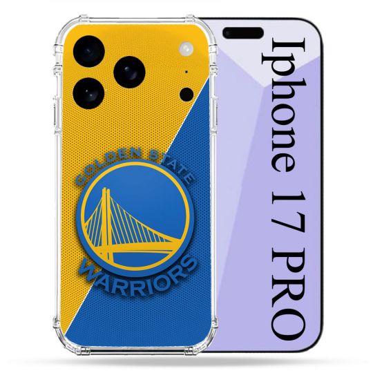 Coque Renforcée Pour Iphone 17 Pro Basket Golden State Warriors
