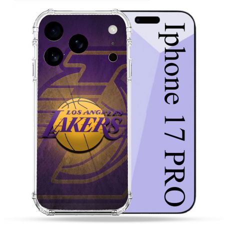 Coque Renforcée Pour Iphone 17 Pro Basket Los Angeles Lakers