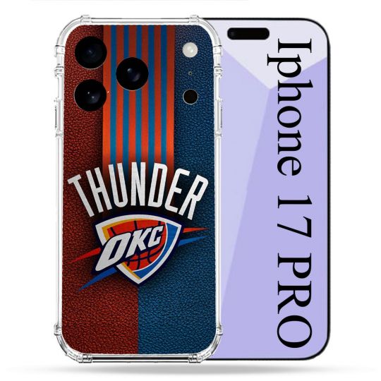 Coque Renforcée Pour Iphone 17 Pro Basket Oklahoma City Thunder