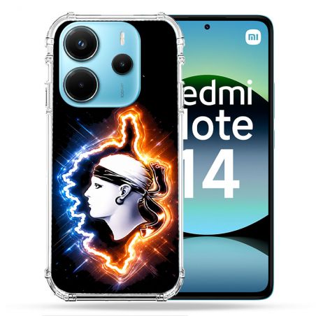 Coque Renforcée Pour Xiaomi Redmi Note 14 4G Voyage Corse Brillante