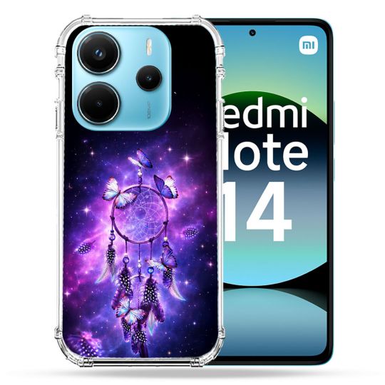 Coque Renforcée Pour Xiaomi Redmi Note 14 4G Zen Attrape Reve Papillon 2026