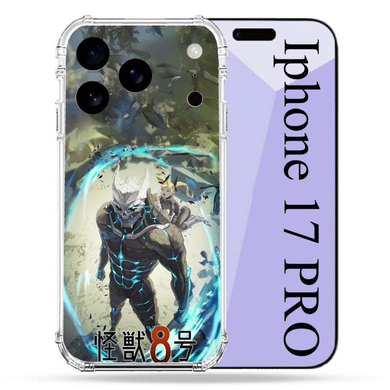 Coque Renforcée Pour Iphone 17 Pro Manga Kaiju N° 8 Kafka Hibino