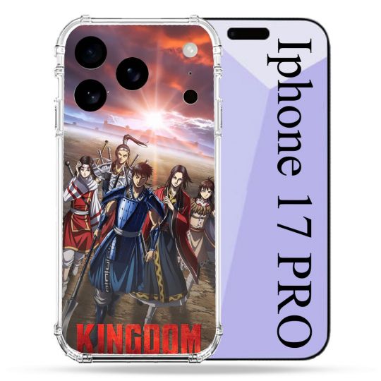 Coque Renforcée Pour Iphone 17 Pro Manga Kingdom Affiche