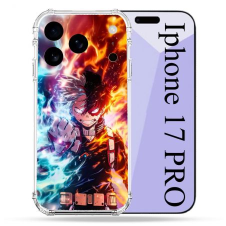 Coque Renforcée Pour Iphone 17 Pro Manga My Hero Academia Shoto Portrait