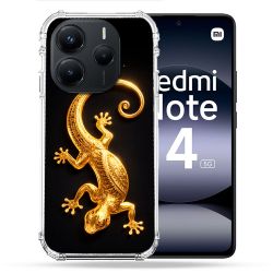 Coque Renforcée Pour Xiaomi Redmi Note 14 5G Animal Lezard Noir 2026