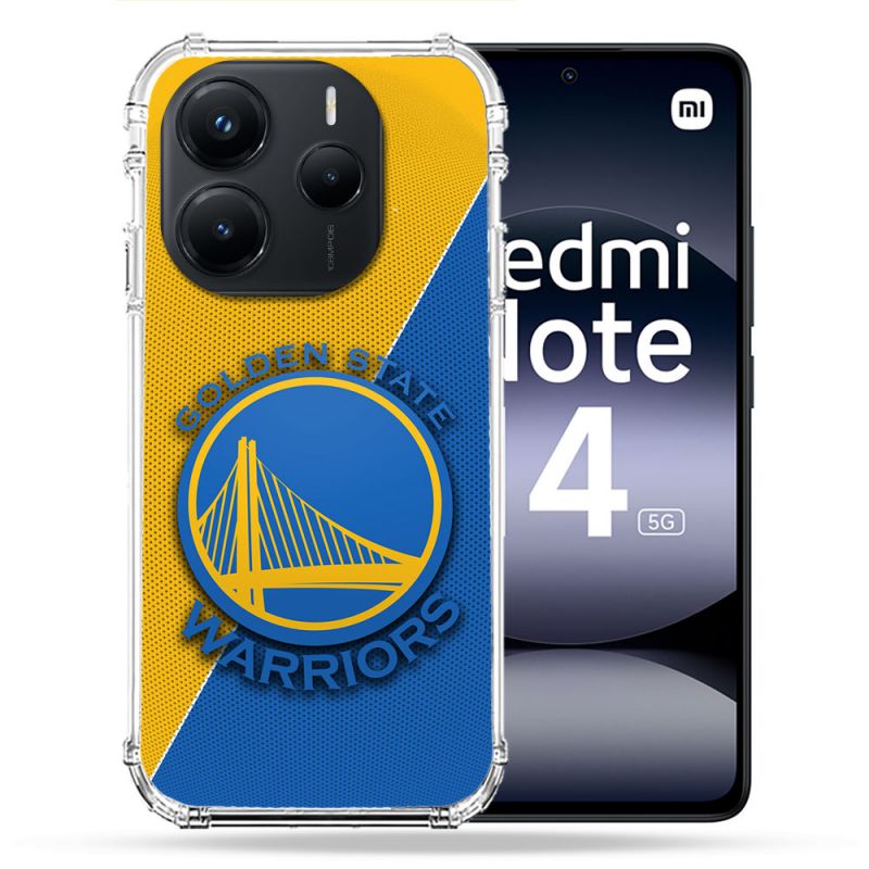 Coque Renforcée Pour Xiaomi Redmi Note 14 5G Basket Golden State Warriors