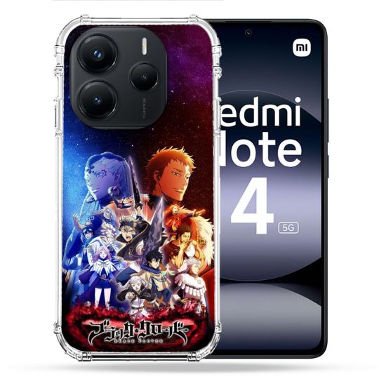 Coque Renforcée Pour Xiaomi Redmi Note 14 5G Manga Black Clover Affiche