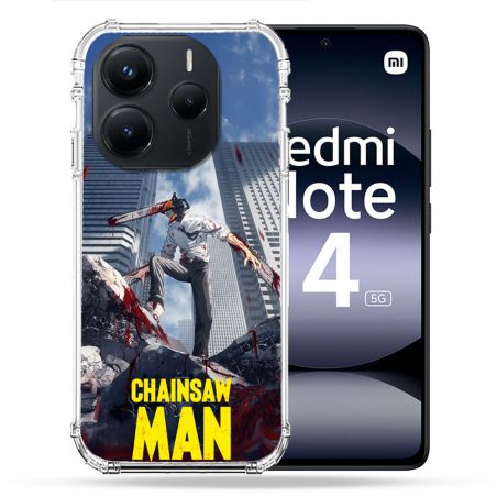 Coque Renforcée Pour Xiaomi Redmi Note 14 5G Manga Chainsaw Man Denji
