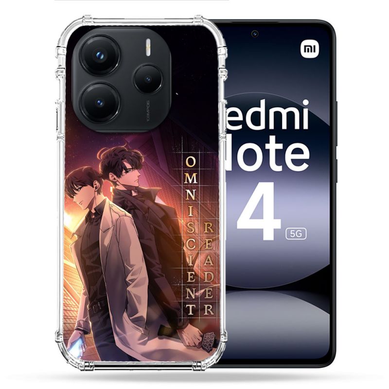 Coque Renforcée Pour Xiaomi Redmi Note 14 5G Manga Lecteur Omniscient Affiche