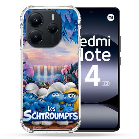 Coque Renforcée Pour Xiaomi Redmi Note 14 5G Schtroumpfs Forêt