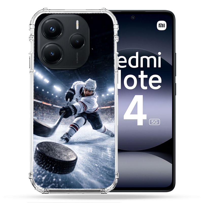 Coque Renforcée Pour Xiaomi Redmi Note 14 5G Sport Hockey sur Glace