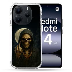 Coque Renforcée Pour Xiaomi Redmi Note 14 5G Tete de Mort Doigt 2026