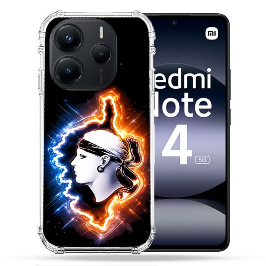 Coque Renforcée Pour Xiaomi Redmi Note 14 5G Voyage Corse Brillante