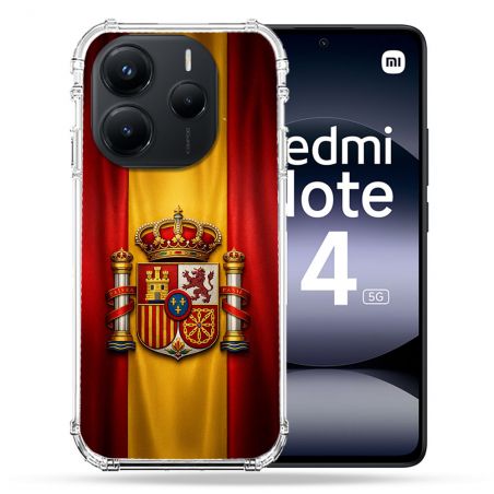 Coque Renforcée Pour Xiaomi Redmi Note 14 5G Voyage Drapeau Espagne