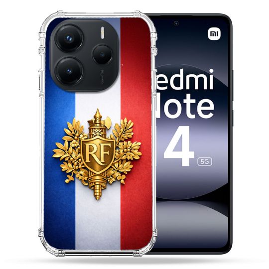 Coque Renforcée Pour Xiaomi Redmi Note 14 5G Voyage Drapeau France