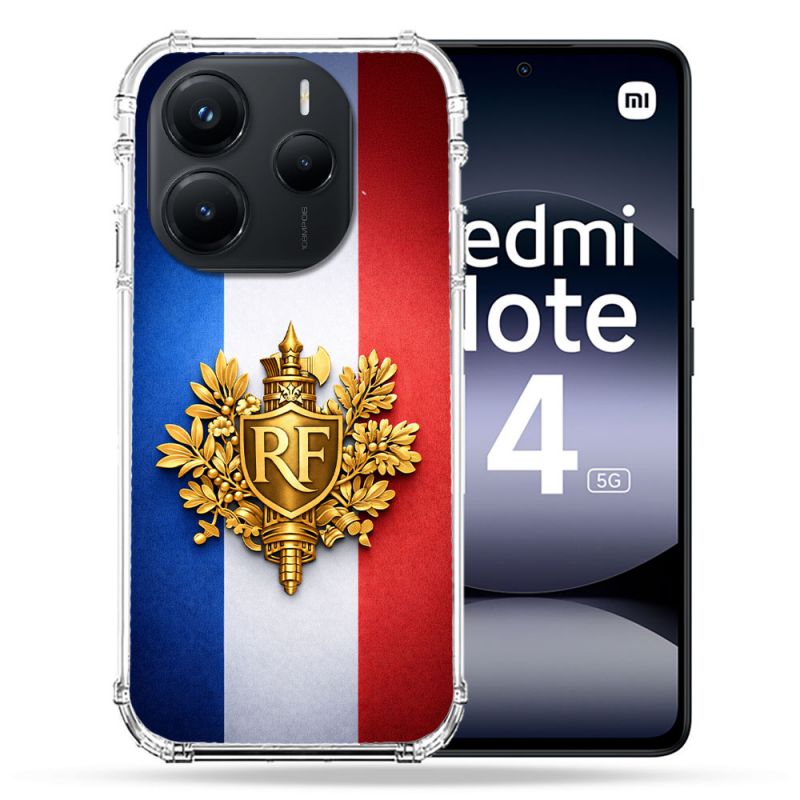 Coque Renforcée Pour Xiaomi Redmi Note 14 5G Voyage Drapeau France