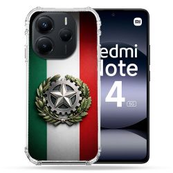 Coque Renforcée Pour Xiaomi Redmi Note 14 5G Voyage Drapeau Italie