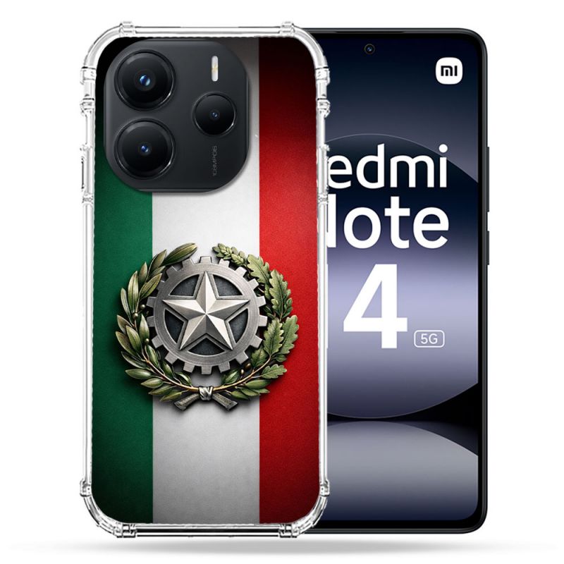Coque Renforcée Pour Xiaomi Redmi Note 14 5G Voyage Drapeau Italie