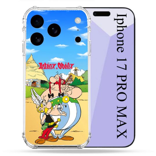 Coque Renforcée Pour Iphone 17 Pro Max Astérix Obélix Color