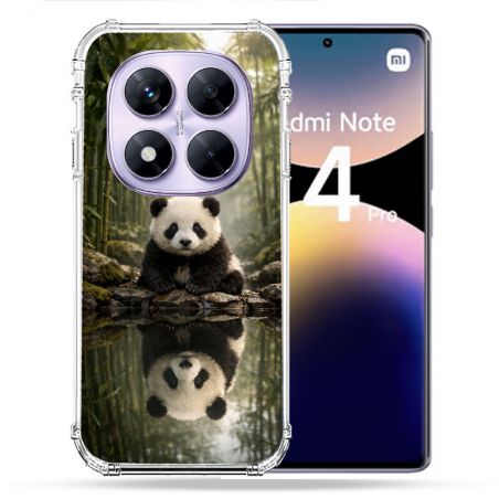Coque Renforcée Pour Xiaomi Redmi Note 14 PRO 4G Animal Panda Reflet