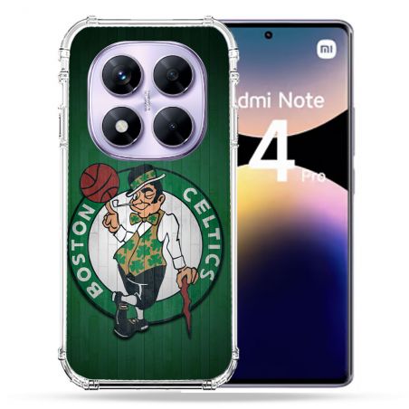 Coque Renforcée Pour Xiaomi Redmi Note 14 PRO 4G Basket Boston Celtics