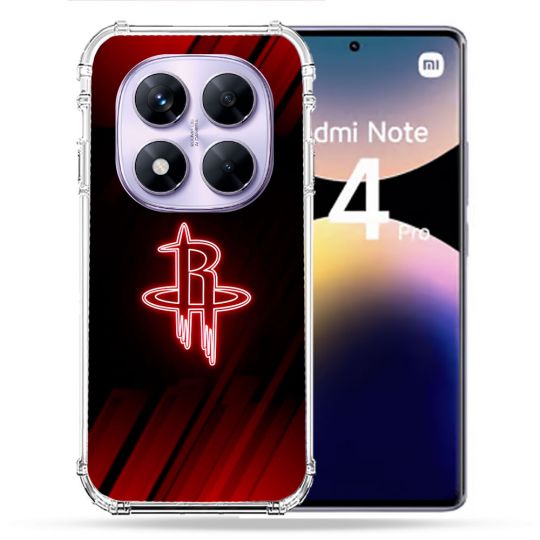 Coque Renforcée Pour Xiaomi Redmi Note 14 PRO 4G Basket Houston Rockets