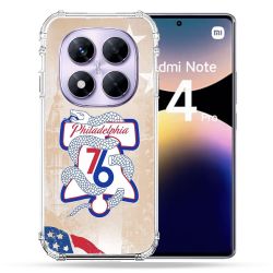 Coque Renforcée Pour Xiaomi Redmi Note 14 PRO 4G Basket Philadelphia 76ers
