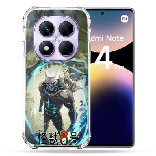 Coque Renforcée Pour Xiaomi Redmi Note 14 PRO 4G Manga Kaiju N° 8 Kafka Hibino