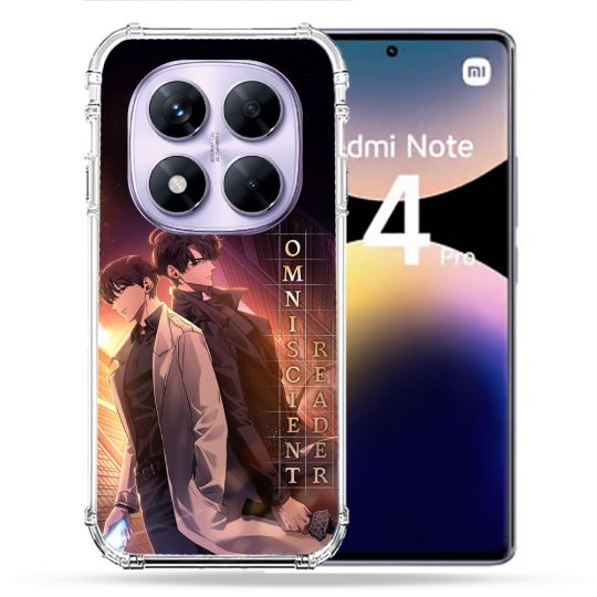 Coque Renforcée Pour Xiaomi Redmi Note 14 PRO 4G Manga Lecteur Omniscient Affiche