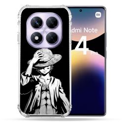 Coque Renforcée Pour Xiaomi Redmi Note 14 PRO 4G Manga One Piece Luffy Noir