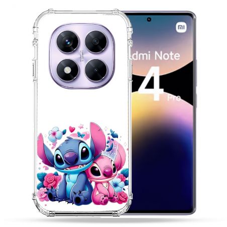 Coque Renforcée Pour Xiaomi Redmi Note 14 PRO 4G Stitch Love