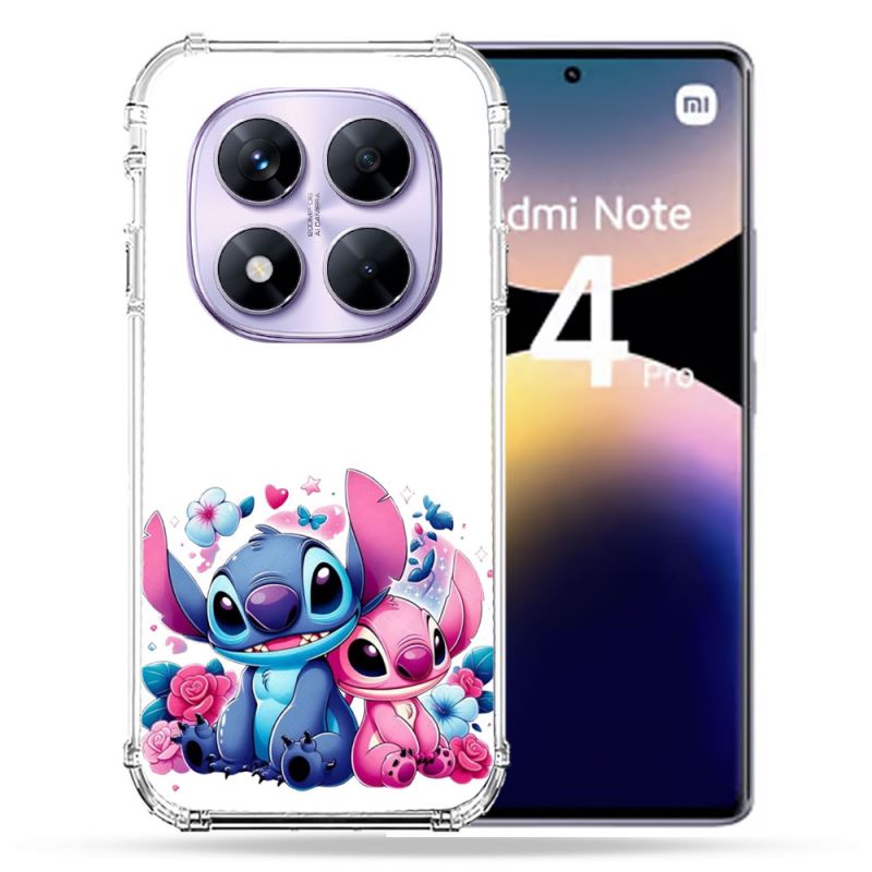 Coque Renforcée Pour Xiaomi Redmi Note 14 PRO 4G Stitch Love