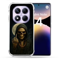 Coque Renforcée Pour Xiaomi Redmi Note 14 PRO 4G Tete de Mort Doigt 2026