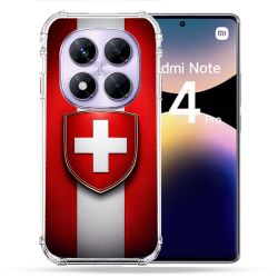 Coque Renforcée Pour Xiaomi Redmi Note 14 PRO 4G Voyage Drapeau Suisse