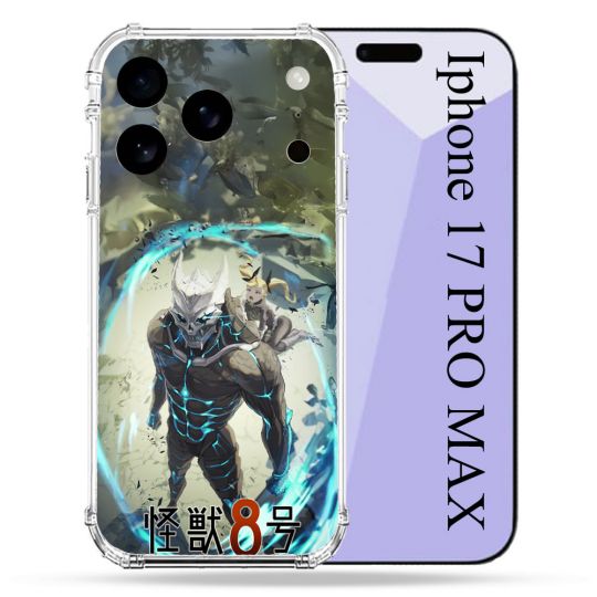 Coque Renforcée Pour Iphone 17 Pro Max Manga Kaiju N° 8 Kafka Hibino