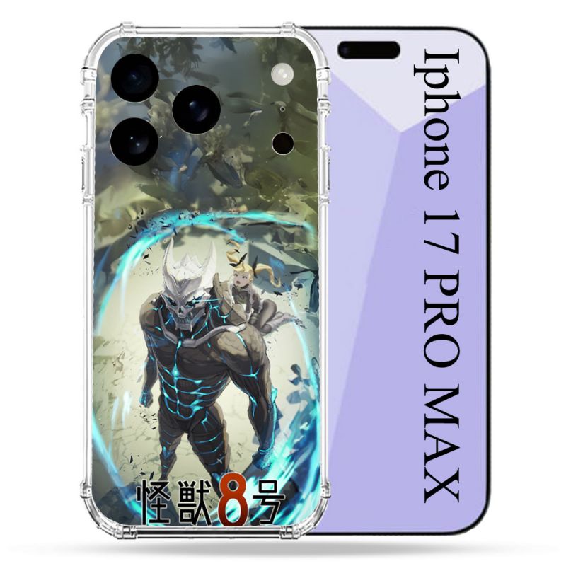 Coque Renforcée Pour Iphone 17 Pro Max Manga Kaiju N° 8 Kafka Hibino