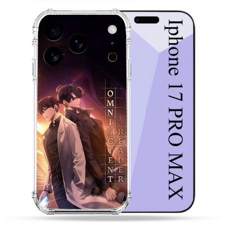 Coque Renforcée Pour Iphone 17 Pro Max Manga Lecteur Omniscient Affiche