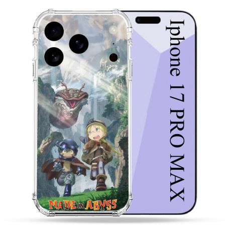 Coque Renforcée Pour Iphone 17 Pro Max Manga Made In Abyss Affiche