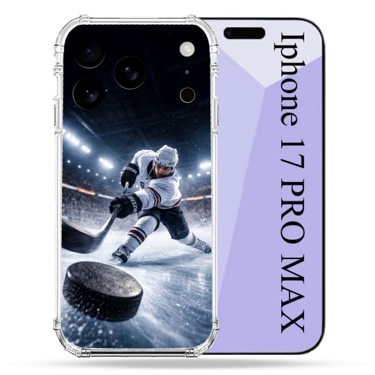 Coque Renforcée Pour Iphone 17 Pro Max Sport Hockey sur Glace