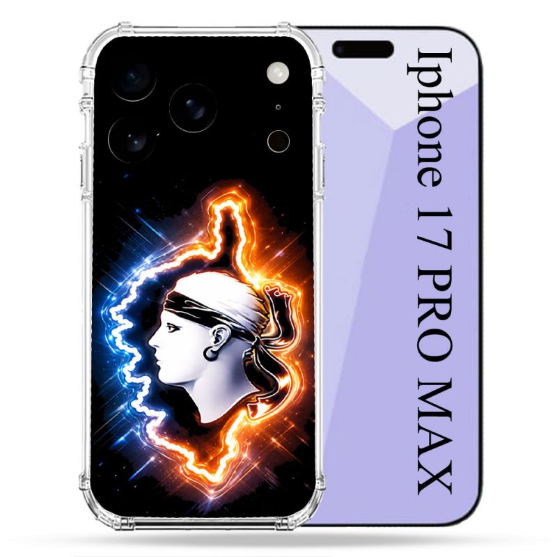 Coque Renforcée Pour Iphone 17 Pro Max Voyage Corse Brillante
