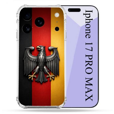 Coque Renforcée Pour Iphone 17 Pro Max Voyage Drapeau Allemagne