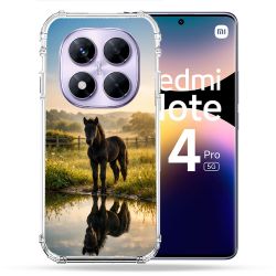Coque Renforcée Pour Xiaomi Redmi Note 14 PRO 5G Animal Cheval Reflet