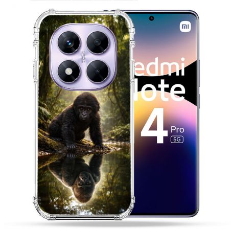 Coque Renforcée Pour Xiaomi Redmi Note 14 PRO 5G Animal Gorille Reflet