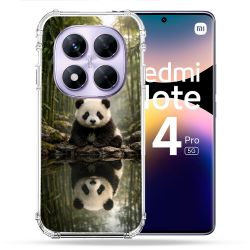 Coque Renforcée Pour Xiaomi Redmi Note 14 PRO 5G Animal Panda Reflet