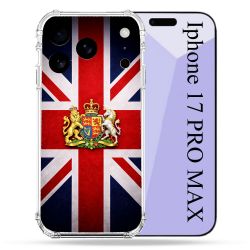 Coque Renforcée Pour Iphone 17 Pro Max Voyage Drapeau Grande Bretagne UK