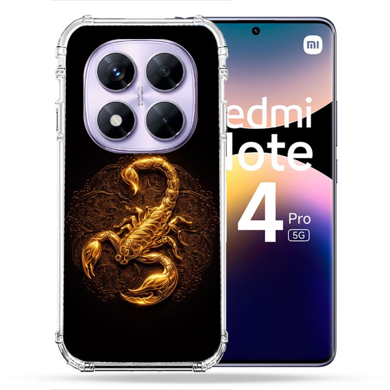 Coque Renforcée Pour Xiaomi Redmi Note 14 PRO 5G Animal Scorpion Fresque 2026
