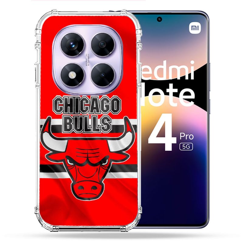 Coque Renforcée Pour Xiaomi Redmi Note 14 PRO 5G Basket Chicago Bulls
