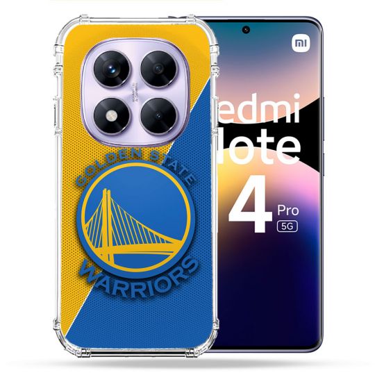 Coque Renforcée Pour Xiaomi Redmi Note 14 PRO 5G Basket Golden State Warriors